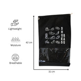 Travel & Storage Shoe Bags with Clear Window | Dustproof Portable Organizers